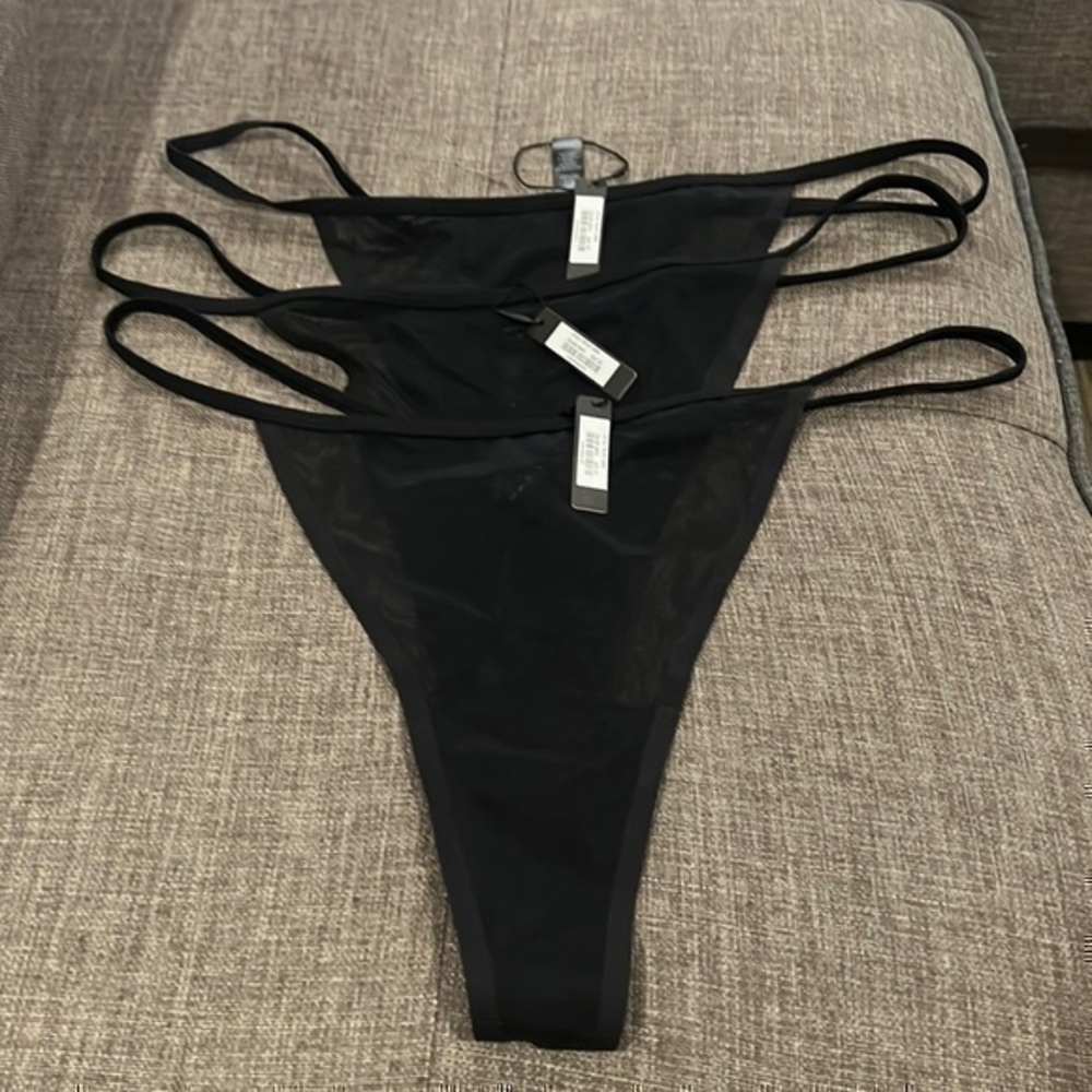 Skims Sheer Thongs 3/$45 Sz 3X